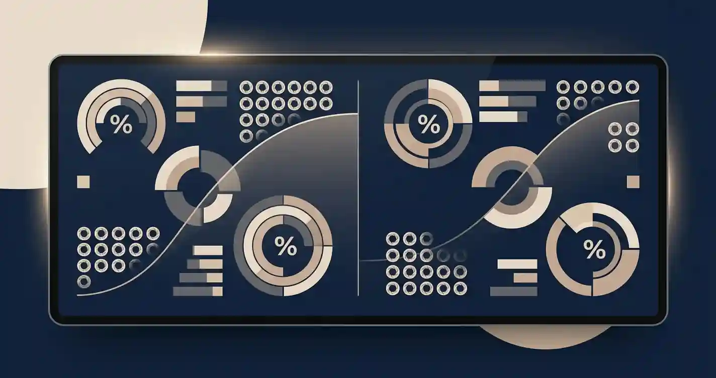 Illustration comparing RTP percentages, house edge and different mathematical versions of an online slot